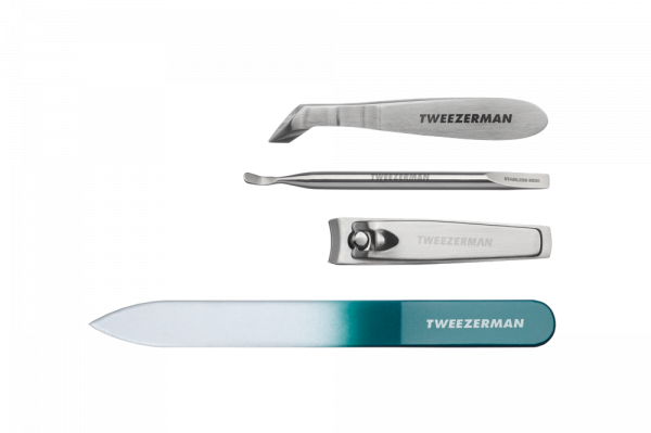 Tweezerman Nail Care Set Emerald Shimmer sada na manikúru