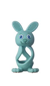 Brush-baby Bobbie Bunny hryzadlo, zelené, 0-3 rokov