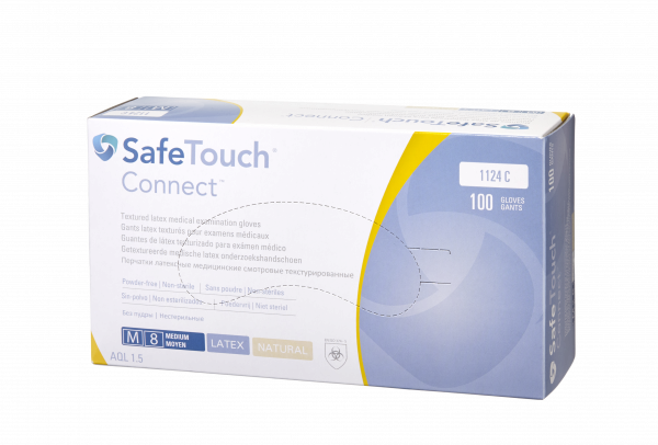 Medicom SafeTouch Connect, nepudrované latexové rukavice, XS, 100 ks