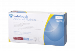 Medicom SafeTouch Advanced, nepudrované nitrilové rukavice XS, biele, 100 ks