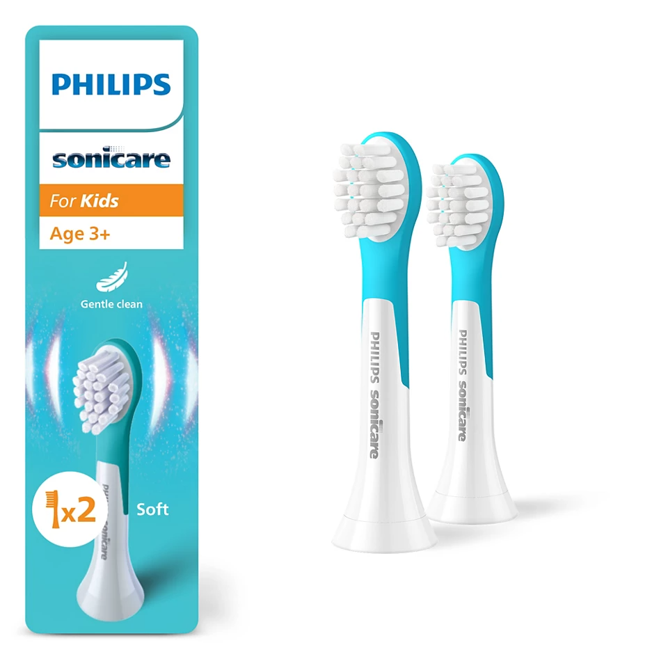 Philips Sonicare For Kids, 2-balenie kefkových nadstavcov, HX6032/90