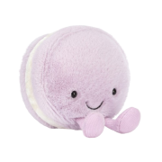 Jellycat Amuseables levanduľová makrónka