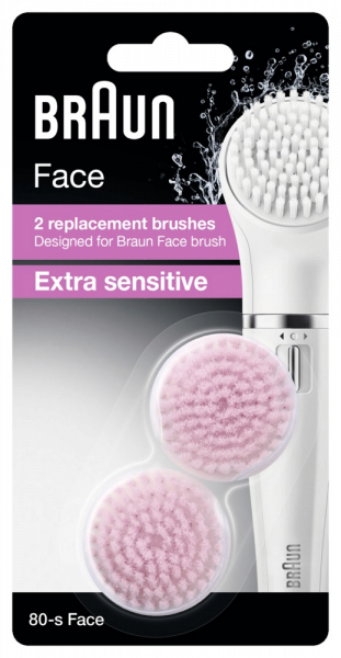 Braun Face náhradná kefka tvárová 80S Sensitive, 2 ks