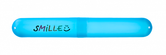 Smille modré cestovné puzdro na kefku