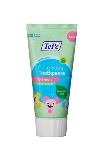 TePe Daily Baby zubná pasta pre batoľatá do 2 rokov, 50 ml