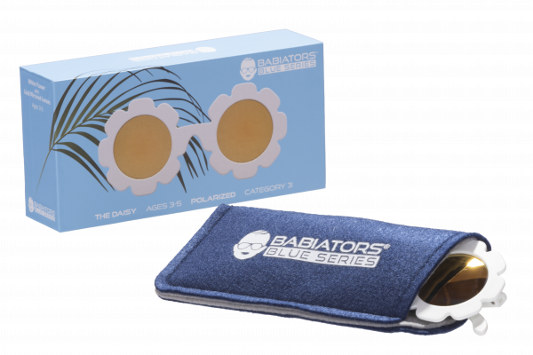 BABIATORS The Daisy polarizačné slnečné okuliare, kvety, biele, 3-5 rokov