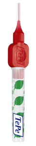 TePe Original medzizubné kefky z bioplastu 0,5 mm, červené, 6 ks, krabička