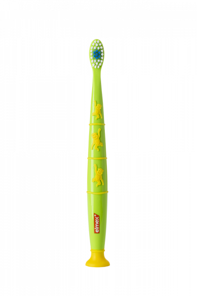 Elmex Detská kefka 3-6 rokov s indikátorom množstva pasty