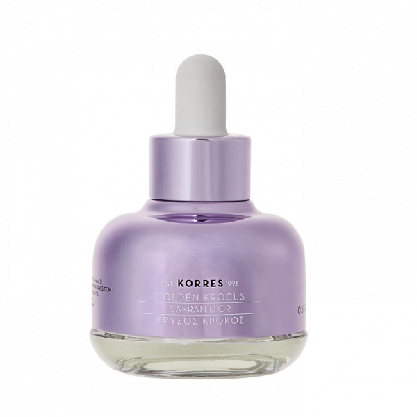 KORRES Golden Krocus Ageless Saffron Eye Elixir - šafranový elixír na očné okolie, 18 ml
