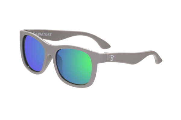 BABIATORS Navigator Graphite Gray, polarizačné zrkadlové slnečné okuliare, šedá, 0-2 rokov