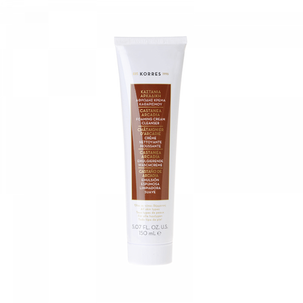 KORRES Castanea Arcadia – Jemný čistiaci a odličovací krém, 150 ml