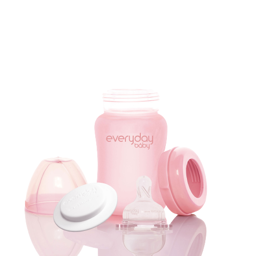 Everyday Baby sklenená fľaša 150 ml, Rose Pink