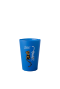 Farebný plastový pohár TePe, modrý