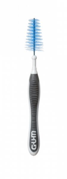 GUM TRAV-LER medzizubná kefka s chlorhexidínom, tmavošedá, veľkosť 2,6 mm (ISO 7), 6 ks