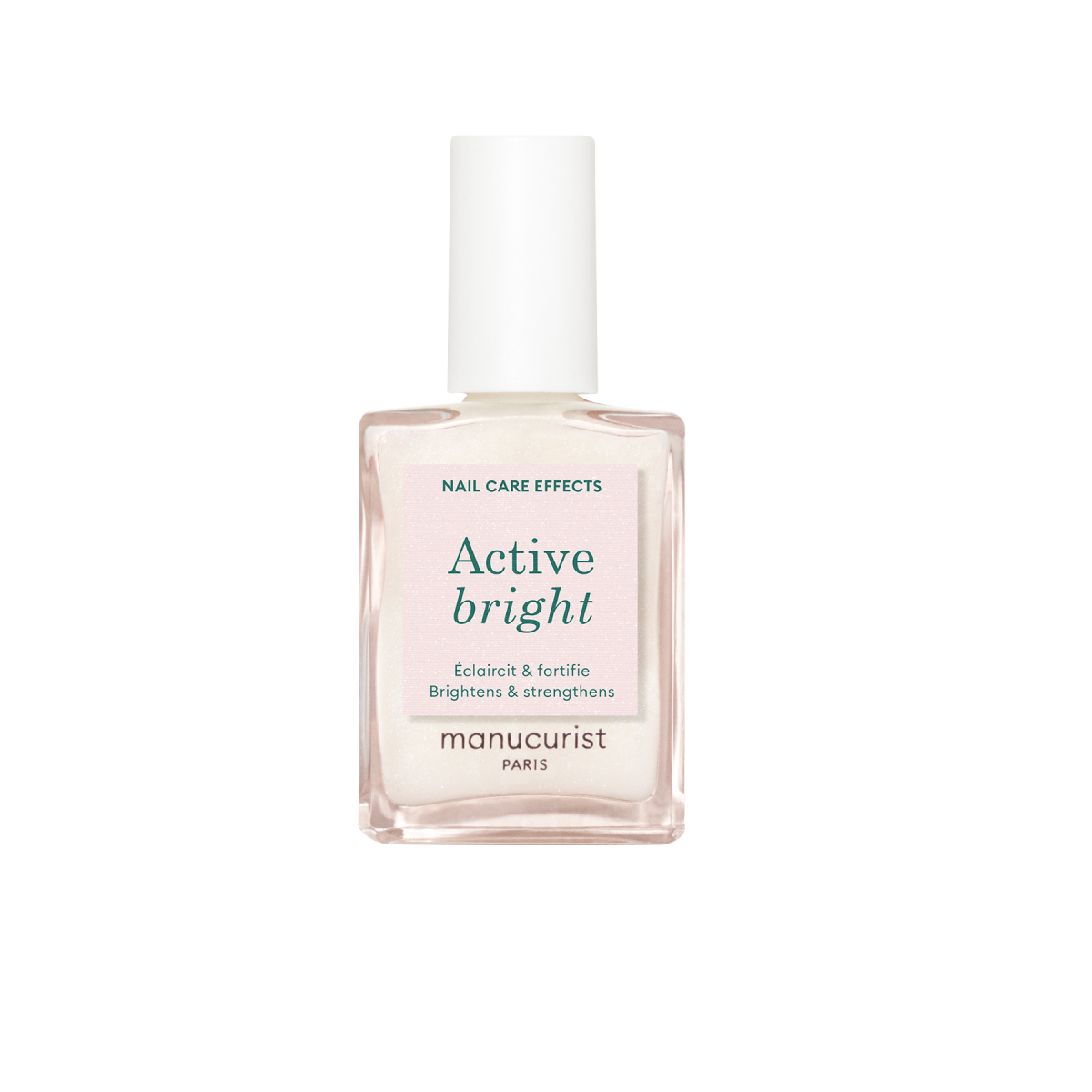 Manucurist Active™ Bright, Vyživujúci a rozjasňujúci lak na nechty, 15 ml