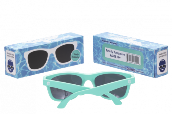 BABIATORS Navigator slnečné okuliare, tyrkysové, 6+ rokov