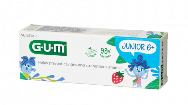 GUM Junior zubný gél pre školáky Monsters (7-12 rokov), 50 ml