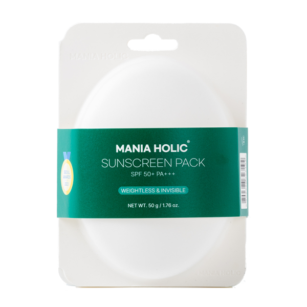 Mania Holic Sunscreen Pack Opaľovací krém na tvár s 8-hodinovou ochranou SPF 50+, 50 g