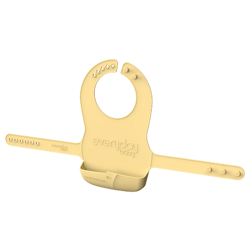 Everyday Baby silikónový podbradník, Soft Yellow