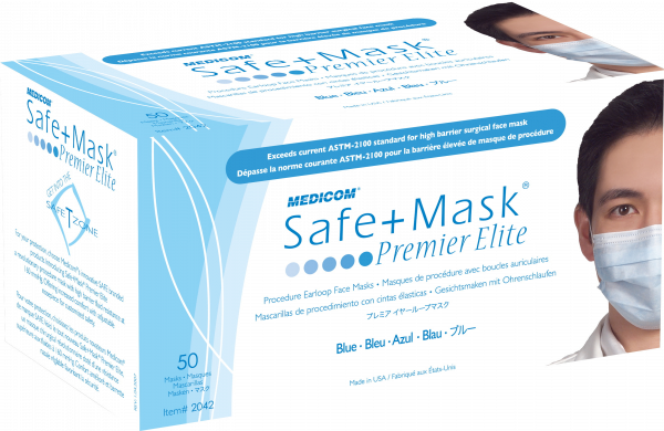 Medicom Safe Mask Premier Elite ústenka svetlomodrá, 50ks