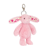 Jellycat Thilstlepop Blossom kvetinový zajačik, prívesok na kľúče