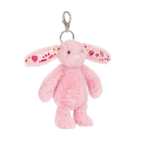 Jellycat Thilstlepop Blossom kvetinový zajačik, prívesok na kľúče