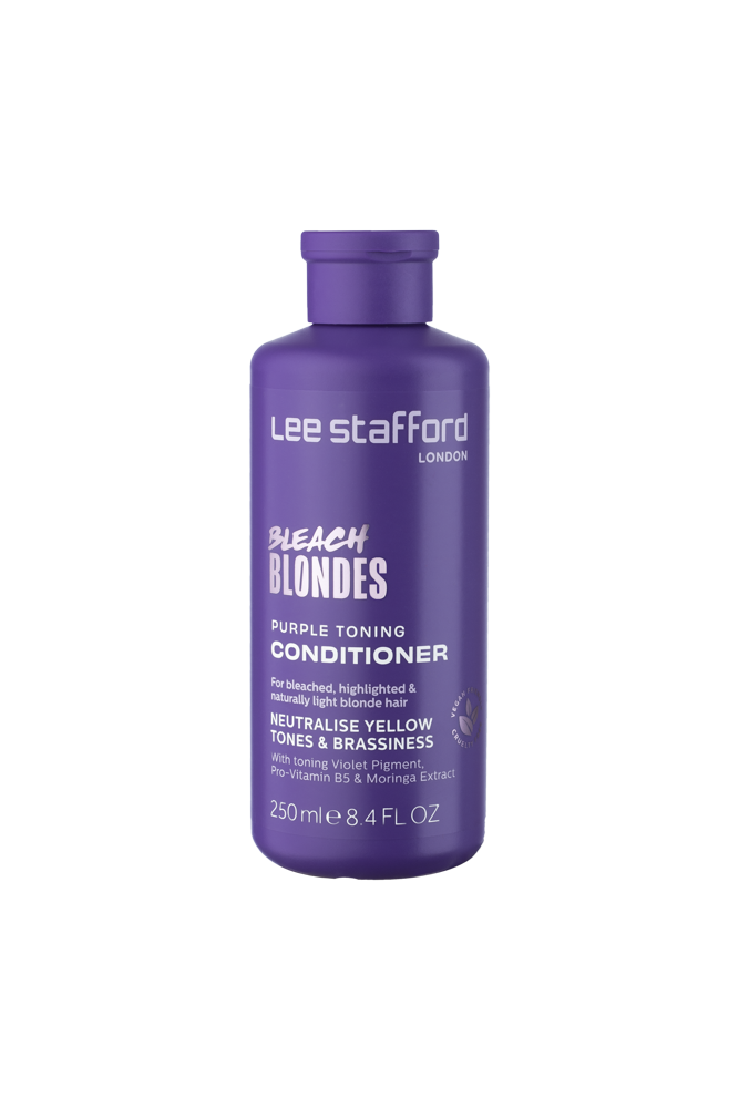 Lee Stafford Bleach Blondes Purple Toning kondicionér s fialovým pigmentom, 250 ml