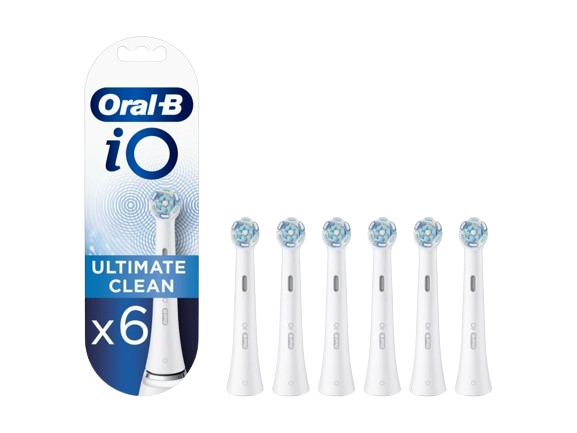 Oral-B iO Ultimate Clean White náhradné hlavice, 6 ks
