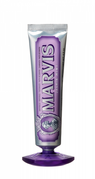 MARVIS plastový stojanček na zubnú pastu, fialový