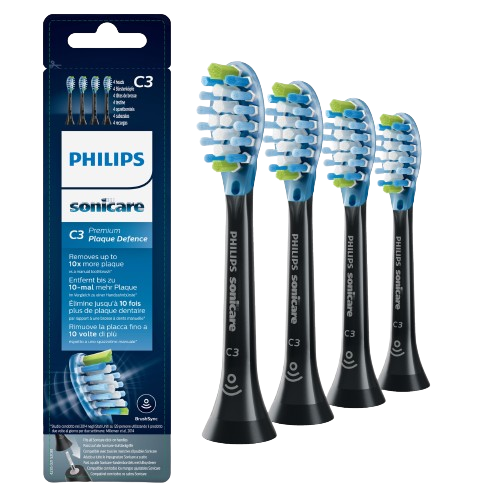 Philips Sonicare Premium Plaque Defense HX9044/33 Štandardná veľkosť hlavice sonickej kefky, 4 ks