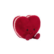 Jellycat Makrónka Arlette srdiečko červené