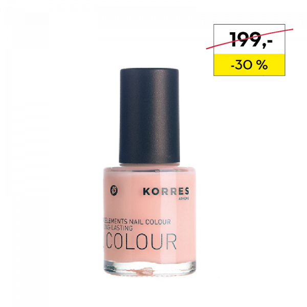 KORRES Nail Colour PASTEL ROSE 06 - ošetrujúci lak na nechty, odtieň 06, 10 ml