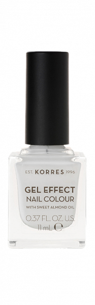 KORRES Gel-Effect Nail Colour gélový lak na nechty, 01 Blanc White, 11 ml
