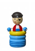 Drevená schránka na prvé zúbky PIRÁT