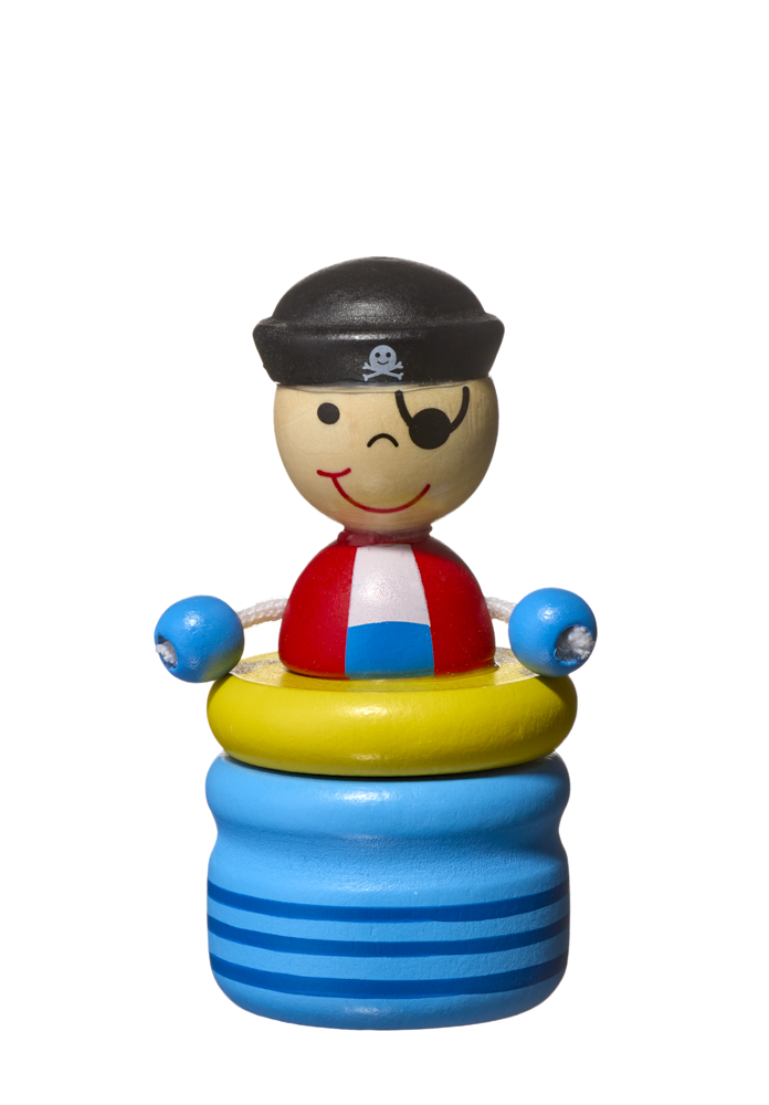 Drevená schránka na prvé zúbky PIRÁT