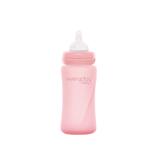 Everyday Baby sklenená fľaša 240 ml, Rose Pink