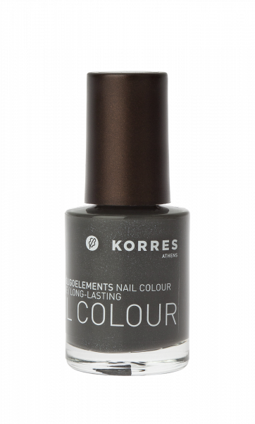 KORRES Nail Colour STEEL GREY 97 - ošetrujúci lak na nechty, 10 ml