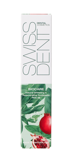 SWISSDENT BIOCARE regeneračná a zosvetľujúca zubná pasta, 50 ml