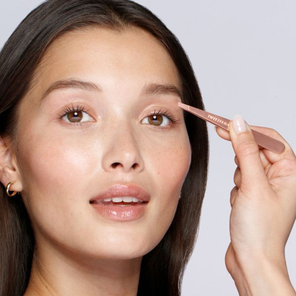 Tweezerman Petite Set Rose Gold, Set pinziet v puzdre Rose Gold