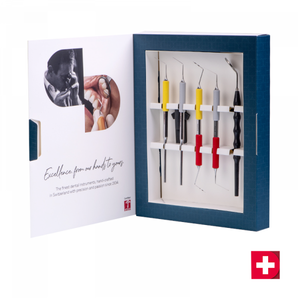 Deppeler SMART ENDO by Style Italiano Endodontics - sada nástrojov pre každodennú endodonciu, s návlekmi FG, 5 kusov