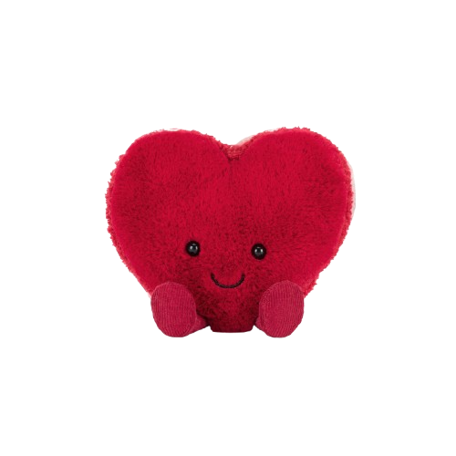 Jellycat Makrónka Arlette srdiečko červené