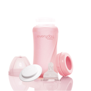 Everyday Baby sklenená fľaša 240 ml, Rose Pink