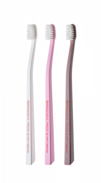 SWISSDENT COLOURS zubné kefky Soft-Medium (2+1 zadarmo) - LUCERNE