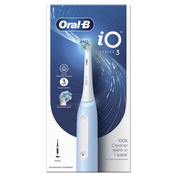 Oral-B iO Series 3 Ice Blue elektrická zubná kefka