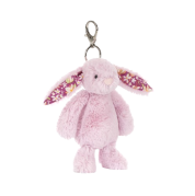 Jellycat Thilstlepop Blossom kvetinový zajačik, prívesok na kľúče