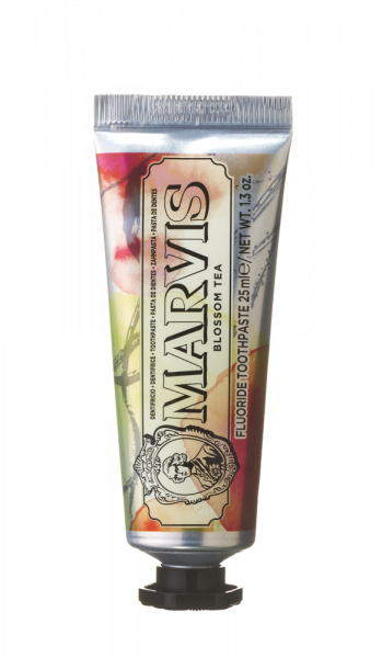 MARVIS Blossom Tea zubná pasta s xylitolom, cestovné balenie, 25 ml