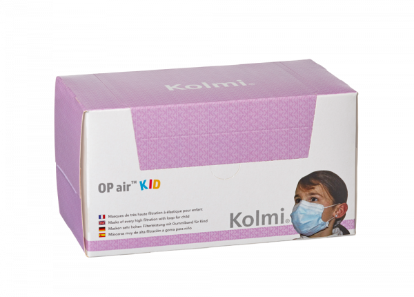 Medicom Kid pediatrická ústenka pre deti od 5 rokov, modrá, 50 ks v balení