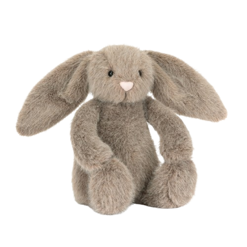 Jellycat Flufflet Bunny hnedý huňatý zajačik