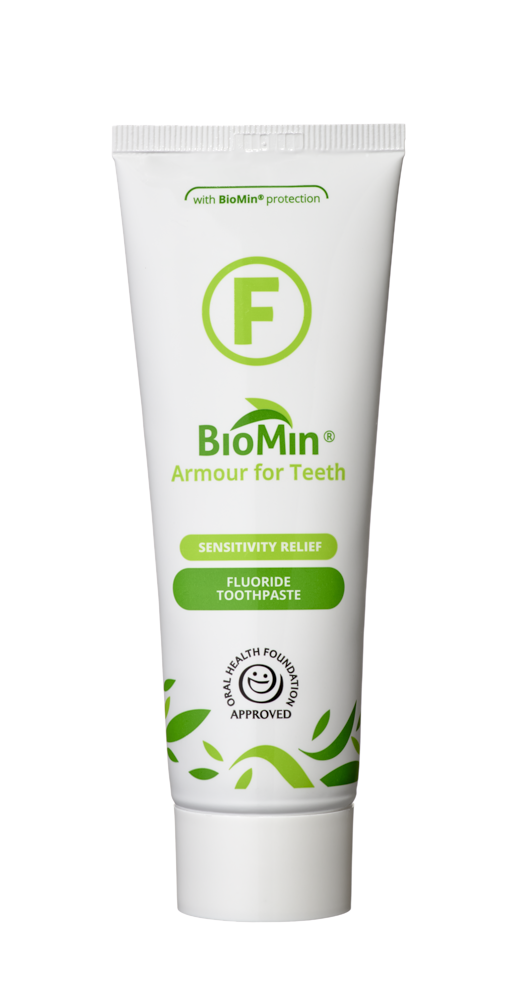 BioMin F zubná pasta pre citlivé zuby s fluoridmi, 75 ml