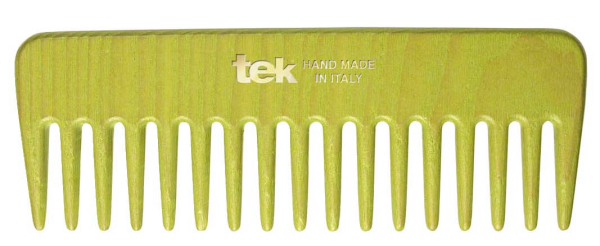 Tek MULTICOLOR hrebeň väčší - žltozelený